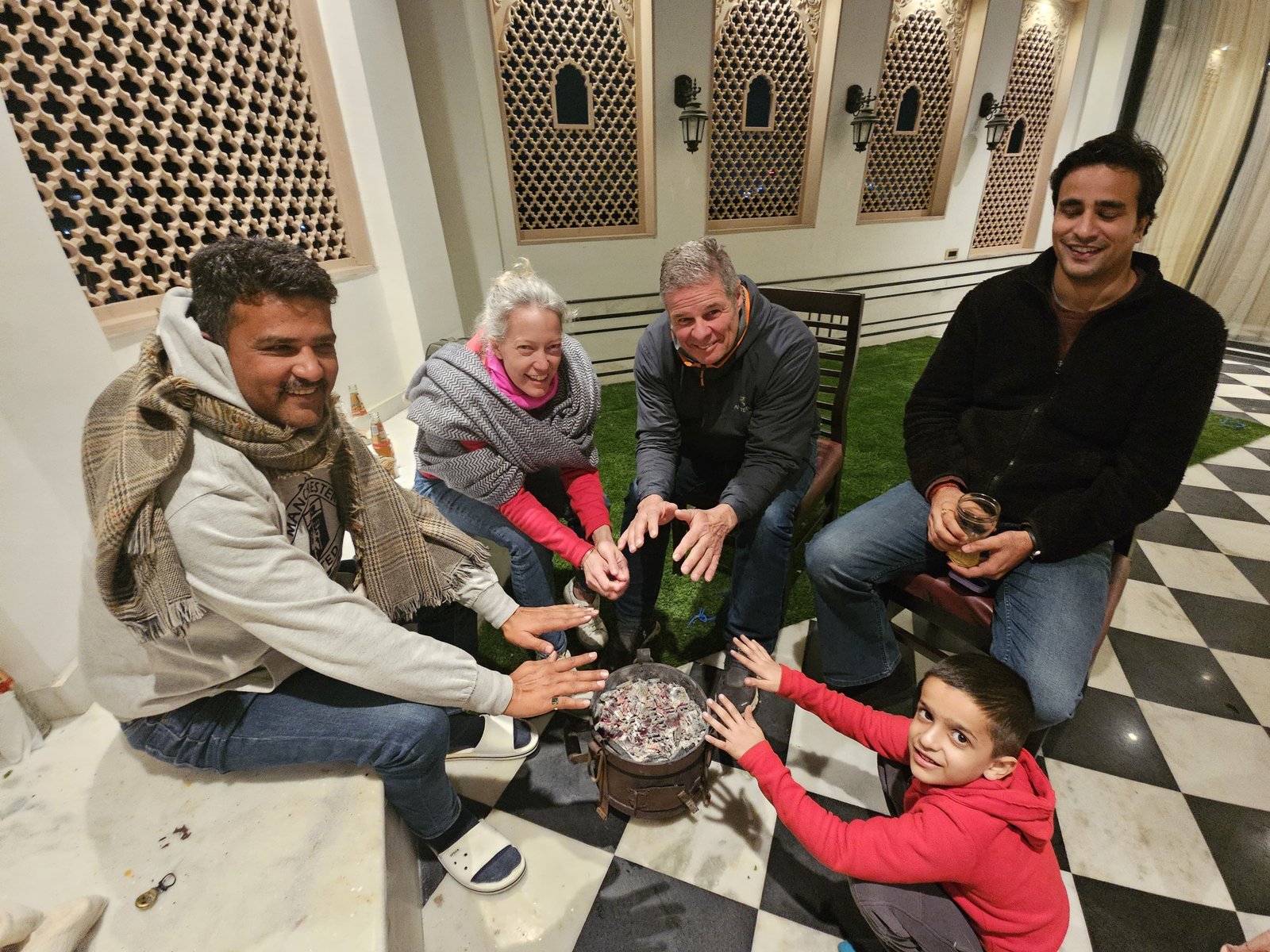 Interactive hands-on cooking demonstration with guests